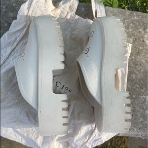 Gucci Platform Perforated G Sandals